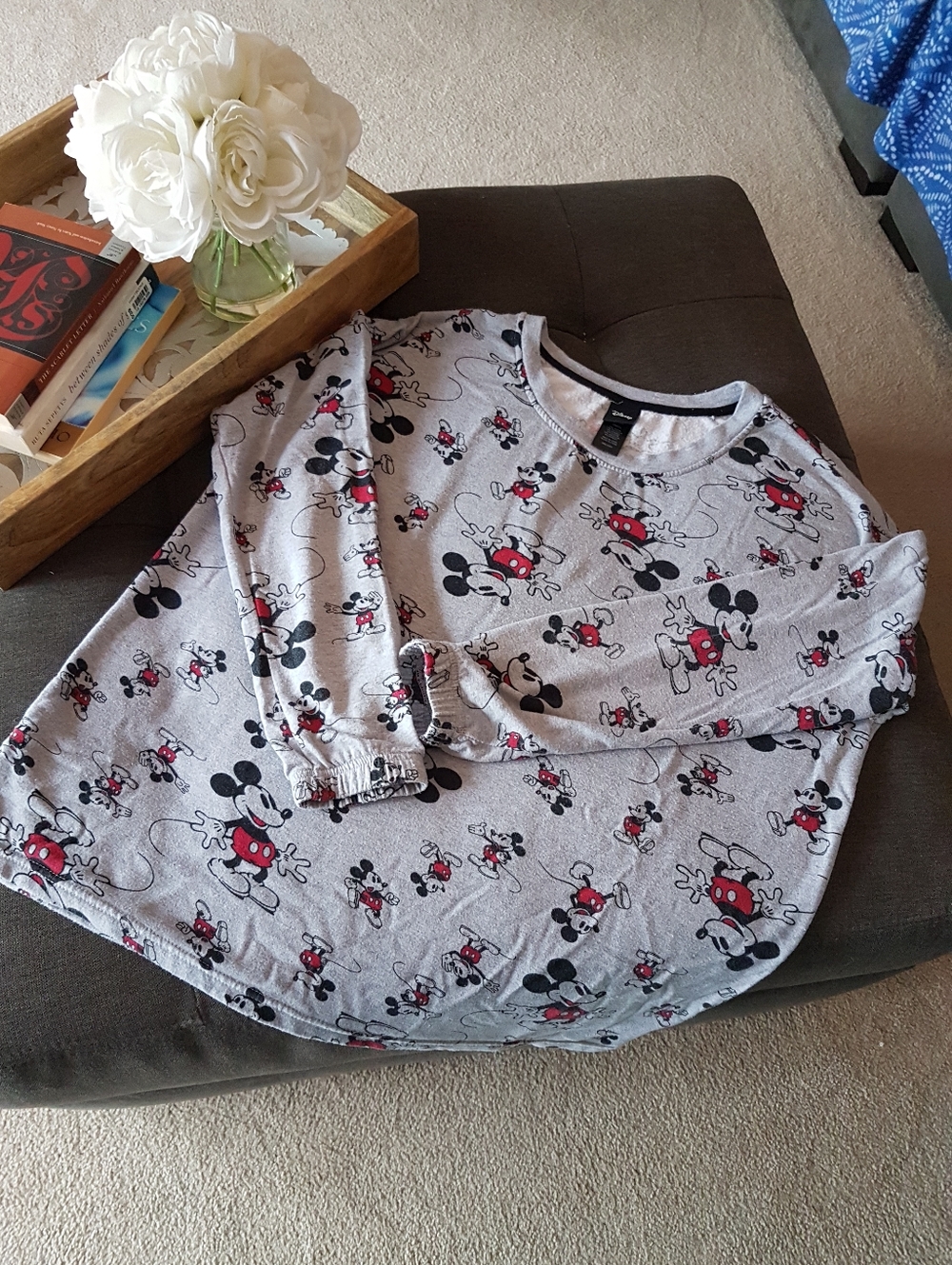Disney Mickey Mouse Gray Pajama Bottoms - Picture 12 of 15